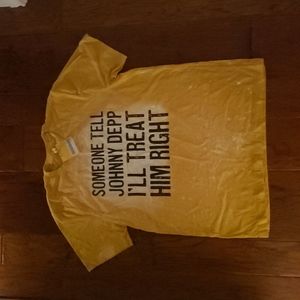 NWT! Ladies Johnny Depp Tee Shirt